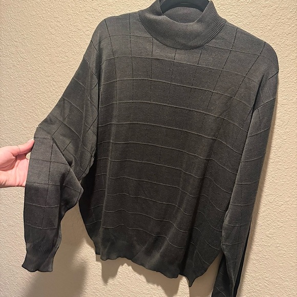 Anthology 100% Silk Men’s size XL Sweater Turtleneck - Picture 2 of 5